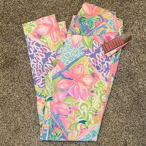 NWT Lilly Pulitzer Corso Pants Multi Block Party Golf Size 0 and 00